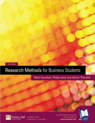 Online Course Pack: Research Methods for Business Students with OneKey WebCT Saunders Research Methods Access Card - Mark N.K. Saunders, Philip Lewis, Adrian Thornhill
