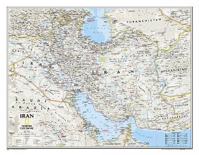 Iran Classic, laminated - National Geographic Maps