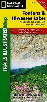 Fontana and Hiwasee Lakes, Nantahala National Forest - National Geographic Maps