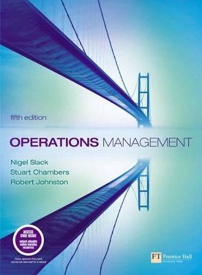 Operations Management with Companion Website with GradeTracker Student Access Card - Nigel Slack, Stuart Chambers, Robert Johnston