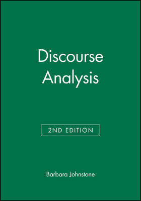 Discourse Analysis - Barbara Johnstone