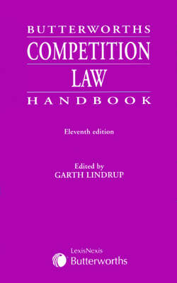 Butterworths Competition Law Handbook - Garth Lindrup