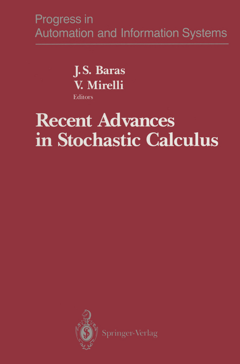 Recent Advances in Stochastic Calculus - 