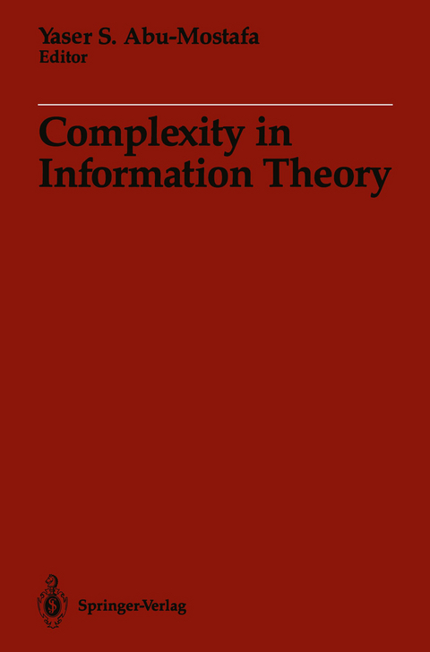 Complexity in Information Theory - 