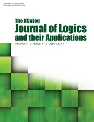 Ifcolog Journal of Logics and Their Applications Volume 1, Number 1 - 