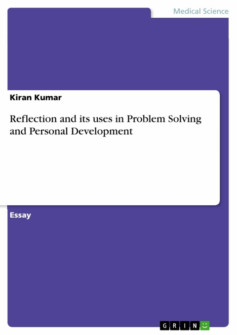 Reflection and its uses in Problem Solving and Personal Development - Kiran Kumar