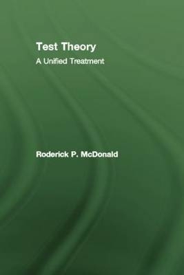 Test Theory - Roderick P. McDonald