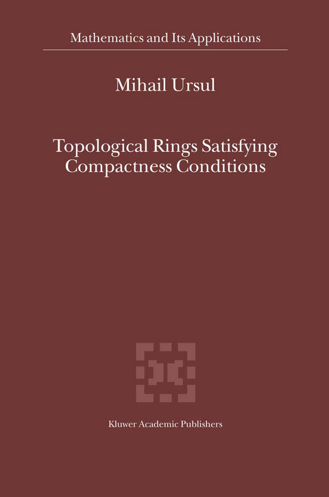 Topological Rings Satisfying Compactness Conditions - M. Ursul