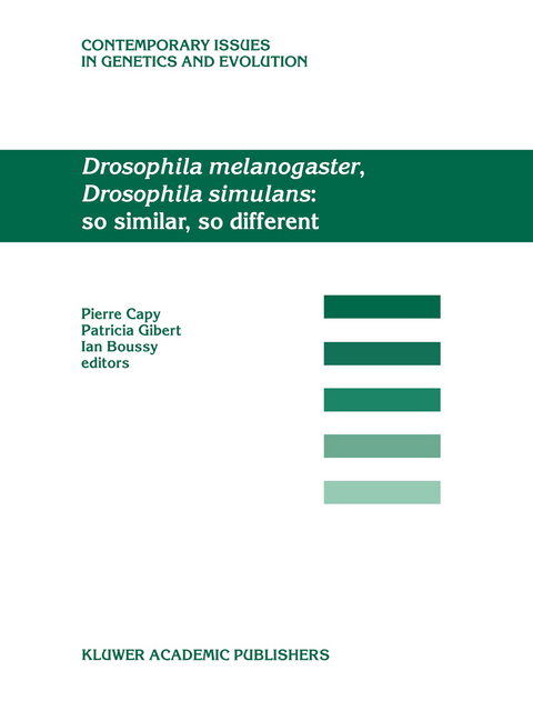 Drosophila melanogaster, Drosophila simulans: So Similar, So Different - 
