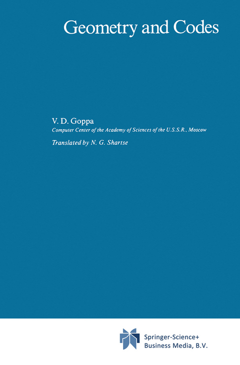 Geometry and Codes -  Goppa