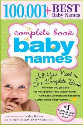 Complete Book of Baby Names - Lesley Bolton