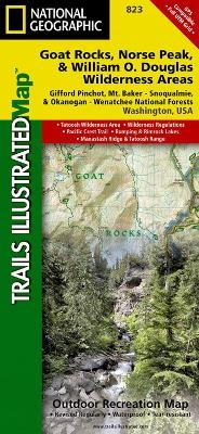 Goat Rocks & Norse Peak Wilderness Area, Gifford-Pinchot & Okanogan-Wenatchee National Forests - National Geographic Maps