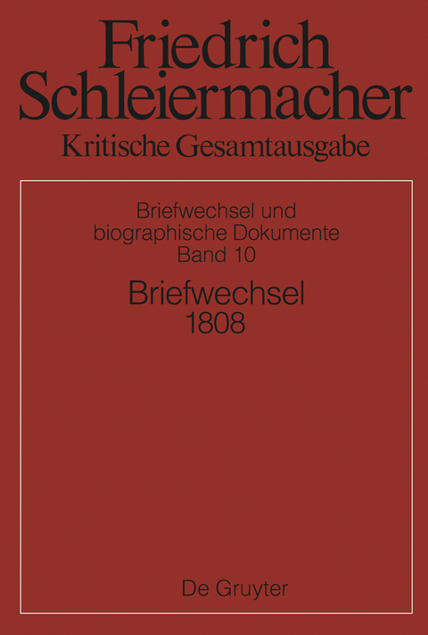 Briefwechsel 1808 - 