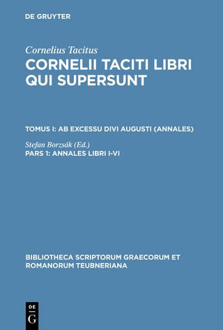 Annales libri I?VI - Cornelius Tacitus; Stefan Borzsák
