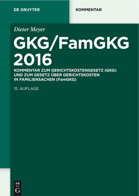 GKG/FamGKG 2016 -  Dieter Meyer