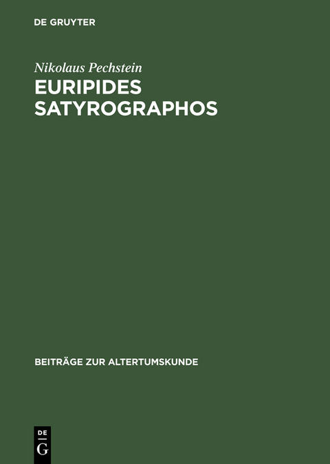 Euripides Satyrographos - Nikolaus Pechstein