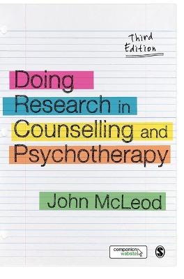 Doing Research in Counselling and Psychotherapy - John McLeod