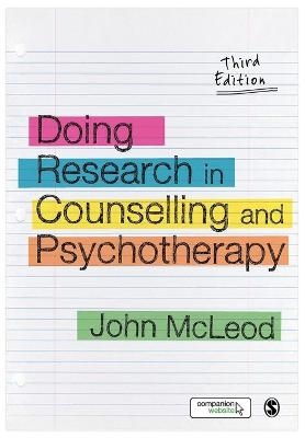 Doing Research in Counselling and Psychotherapy - John McLeod