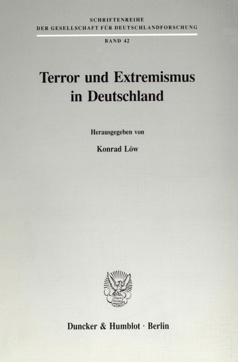 Terror und Extremismus in Deutschland. - 