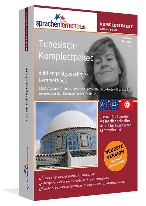 Sprachenlernen24.de Tunesisch-Komplettpaket (Sprachkurs)