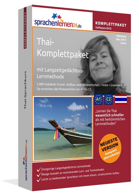 Sprachenlernen24.de Thai-Komplettpaket (Sprachkurs)