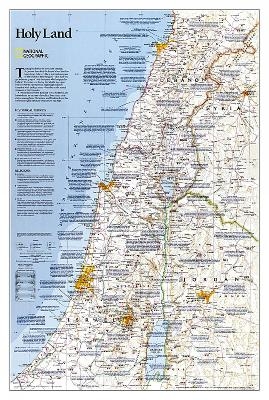 Holy Land, Tubed - National Geographic Maps