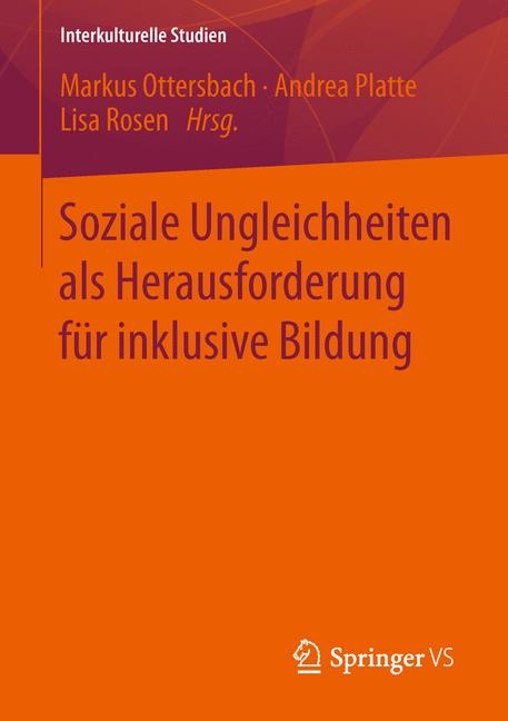 Soziale Ungleichheiten als Herausforderung für inklusive Bildung - 