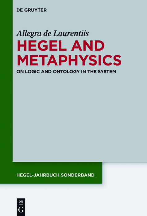 Hegel and Metaphysics - 