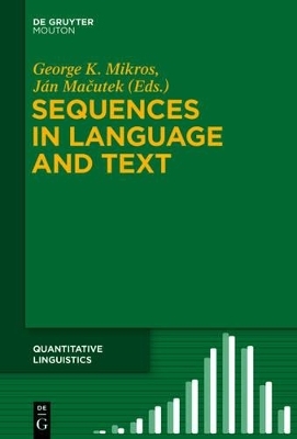 Sequences in Language and Text - 