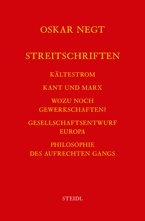 Werkausgabe Bd. 18 / Streitschriften - Oskar Negt