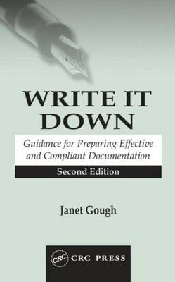 Write It Down - Janet Gough