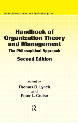 Handbook of Organization Theory and Management - Forrest Clark, A.B. Lorenzoni