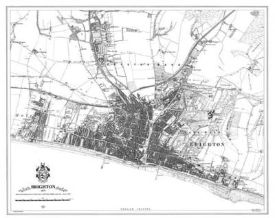 Brighton 1873 Heritage Cartography Victorian Town Map - Peter J. Adams