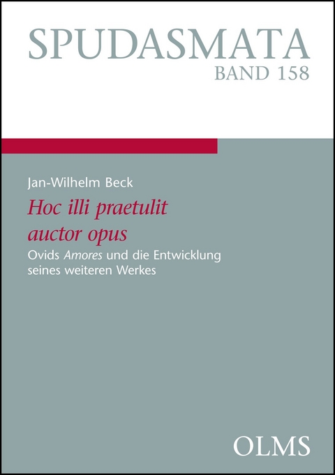 Hoc illi praetulit auctor opus - Jan-Wilhelm Beck