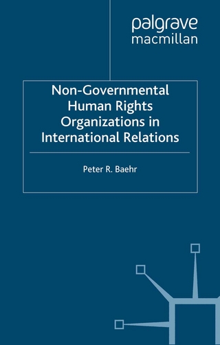 Non-Governmental Human Rights Organizations in International Relations - P. Baehr