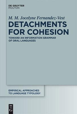 Detachments for Cohesion - M. M. Jocelyne Fernandez-Vest