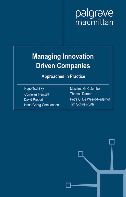 Managing Innovation Driven Companies - Hugo Tschirky, Cornelius Herstatt, David Probert, Hans Georg Gemünden, Thomas Durand, Tim Schweisfurth, Petra C. de Weerd-Nederhof