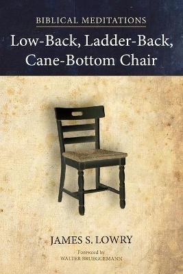 Low-Back, Ladder-Back, Cane-Bottom Chair - James S Lowry