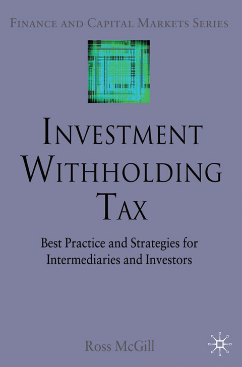 Investment Withholding Tax - R. McGill