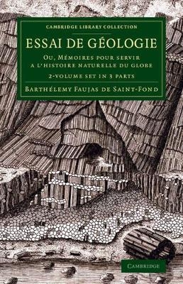 Essai de géologie 2 Volume Set in 3 pieces - Barthélemy Faujas-de-St.-Fond