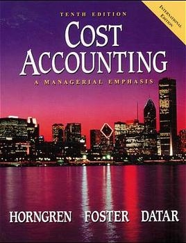 Cost Accounting - Charles T. Horngren, George Foster, Srikant M. Datar