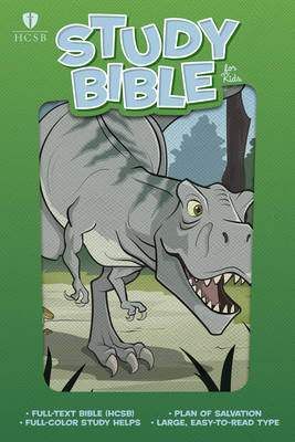HCSB Study Bible For Kids, Dinosaur Leathertouch -  Holman Bible Staff