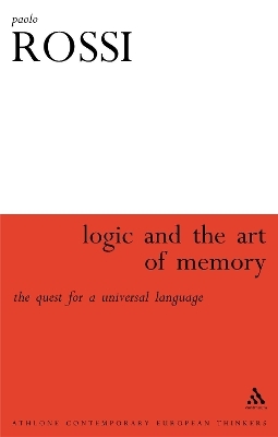 Logic and the Art of Memory - Paolo Rossi