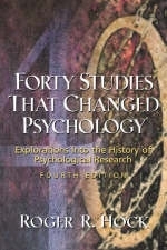 Forty Studies That Changed Psychology - Roger R. Hock  Ph.D.