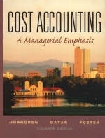 Cost Accounting - Charles T. Horngren, Srikant M. Datar, George Foster