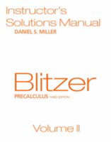 Precalculus -  Miller,  Blitzer