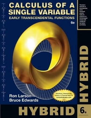 Calculus of a Single Variable, Hybrid - Ron Larson, Bruce Edwards
