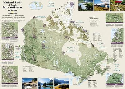 Canada National Parks, folded and polybagged - National Geographic Maps