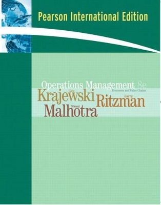 Operations Management - Lee J. Krajewski, Larry P. Ritzman, Manoj K. Malhotra
