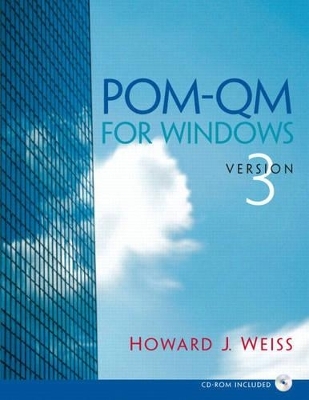 POM-QM v 3 for Windows Manual and CD POM - Howard J. Weiss